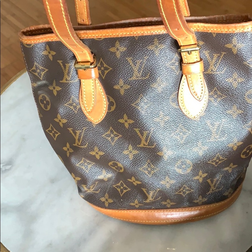 Louis Vuitton vintage mini bucket monogram
